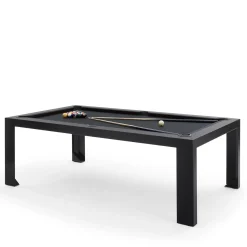 Carambola Cubista 7' Black Pool Table by Basaglia + Rota Nodari