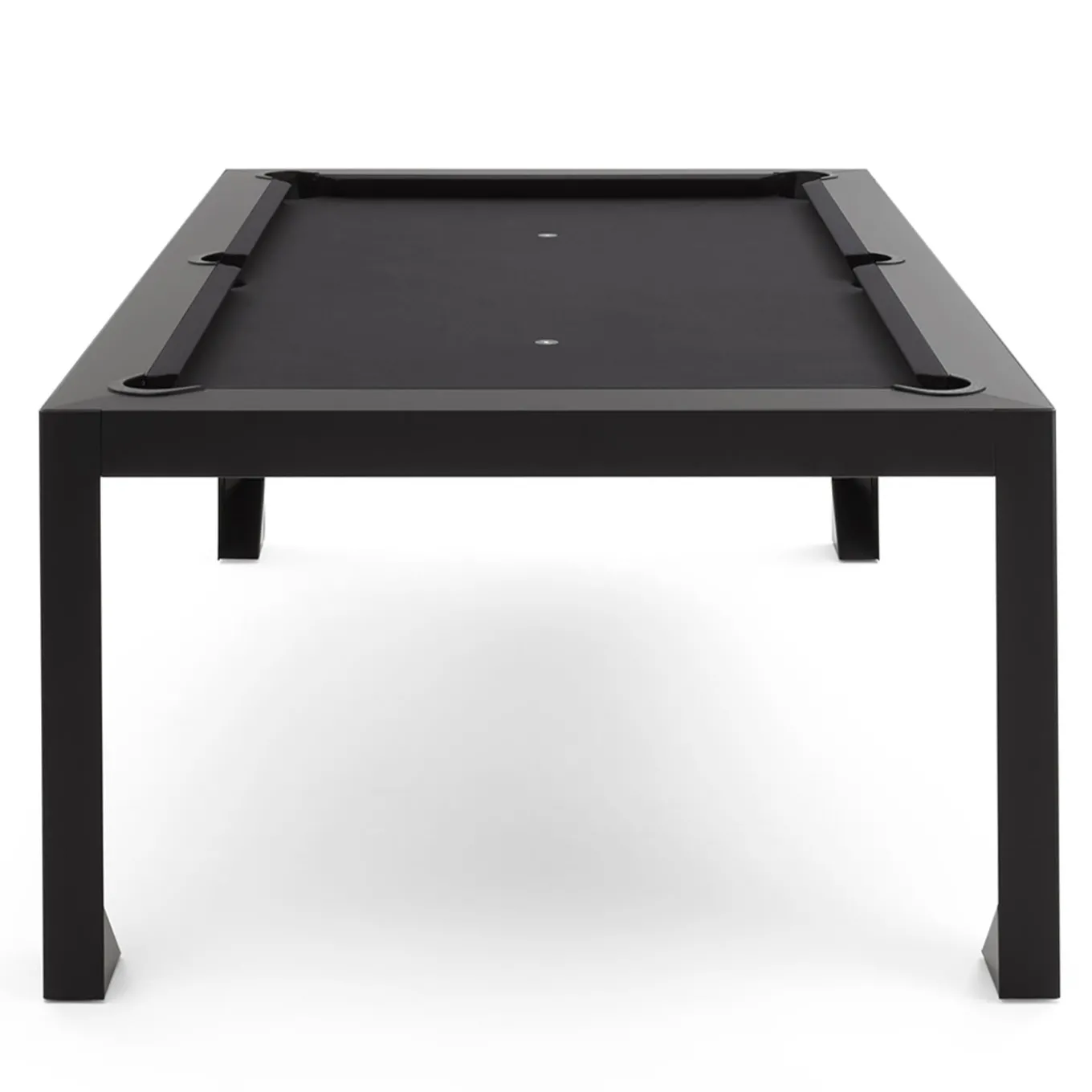 Carambola Cubista 7' Black Pool Table by Basaglia + Rota Nodari