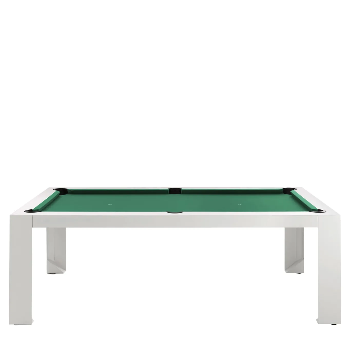 Carambola Cubista 7' White Pool Table by Basaglia + Rota Nodari