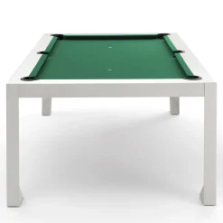 Carambola Cubista 7' White Pool Table by Basaglia + Rota Nodari