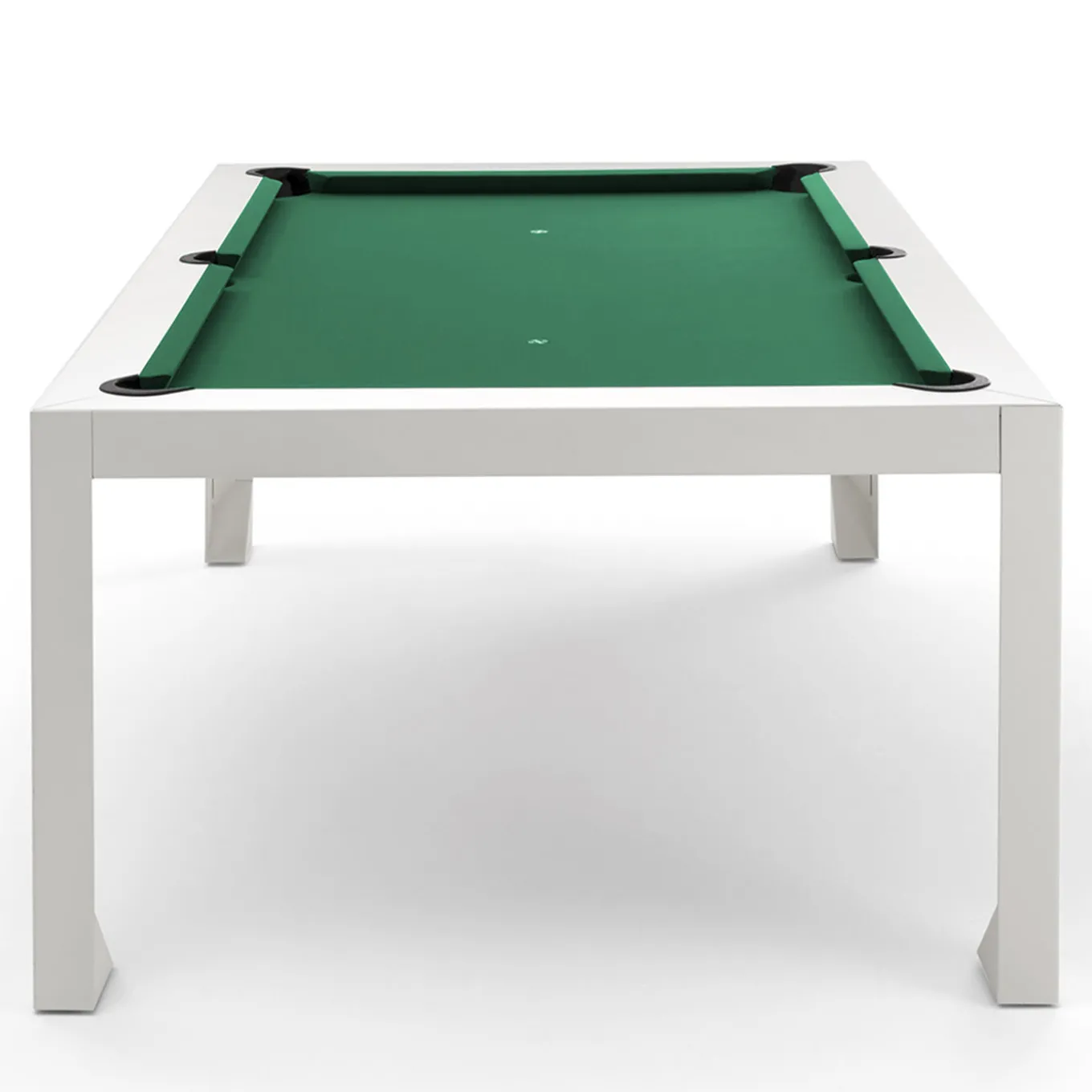 Carambola Cubista 7' White Pool Table by Basaglia + Rota Nodari