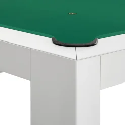 Carambola Cubista 7' White Pool Table by Basaglia + Rota Nodari