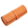 Caramel Leather Watch and Jewelry Case