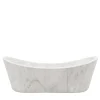 Caresi White Carrara Marble bathtub