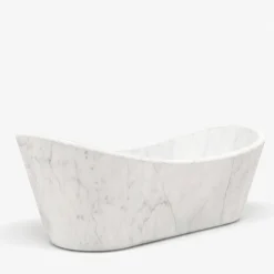 Caresi White Carrara Marble bathtub
