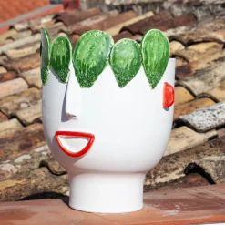 Carmelina Street Vendor of Prickly Pears Head Vase