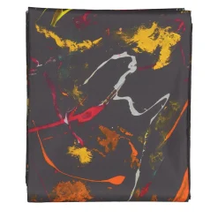 Carnival print taffeta tablecloth