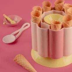 Carosello Pink Ceramic Scoop for Icecream