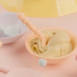 Carosello Set of 6 Multicolor Ceramic Small Cups and Spoons