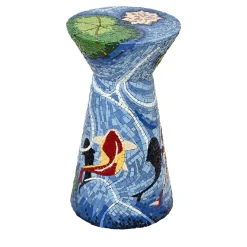 Carpe Diem Handmade Mosaic Stool By Michela Nardin