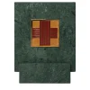 Carré Cloisonné On Marble Decorative Art Piece #8