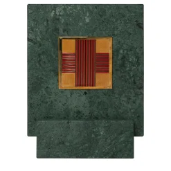 Carré Cloisonné On Marble Decorative Art Piece #8