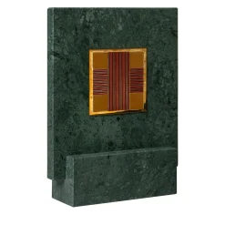 Carré Cloisonné On Marble Decorative Art Piece #8