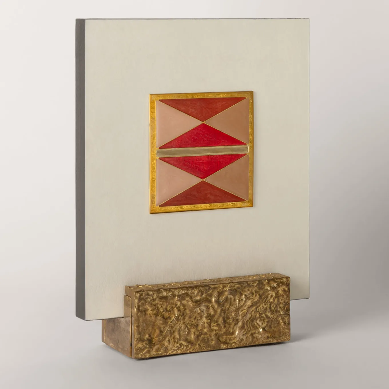 Carré Cloisonné On parchment Decorative Art Piece #19