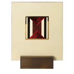 Carré Cloisonné On parchment Decorative Art Piece #18