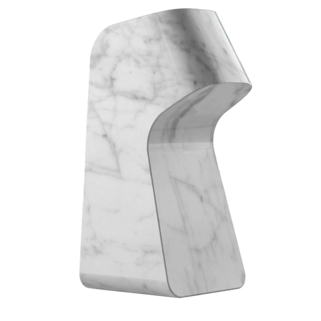 Carrara Pingu Bookend by Matteo Ragni