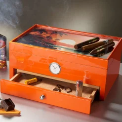 Carribean-inspired Orange Humidor (Special Club Edition)