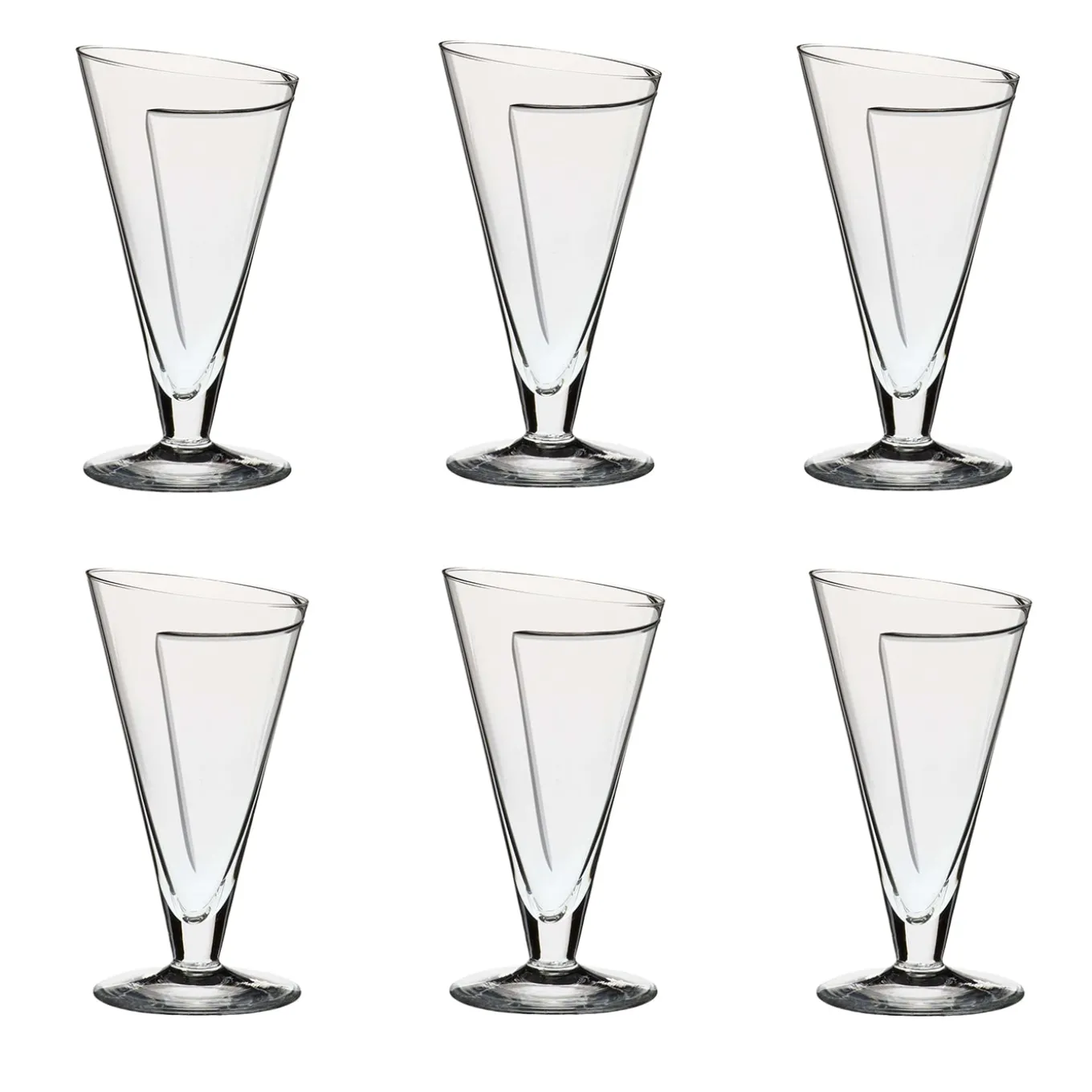 Cartoccio Set of 6 Wine Glasses