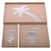 Casarialto Atelier TROPICAL REFLECTIONS SET OF 3 TRAYS by Giovanni Simionato
