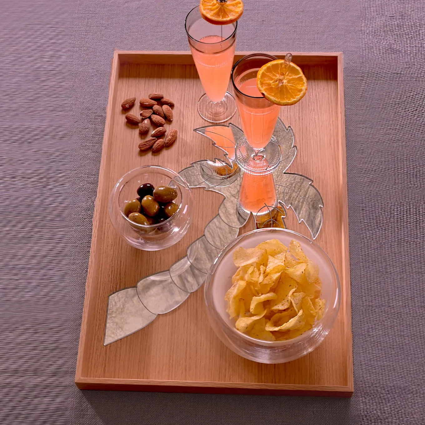 Casarialto Atelier TROPICAL REFLECTIONS SET OF 3 TRAYS by Giovanni Simionato