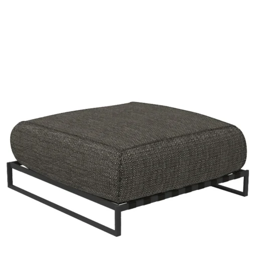 Casilda Outdoor Pouf Dark Gray
