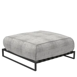 Casilda Outdoor Pouf Light Gray