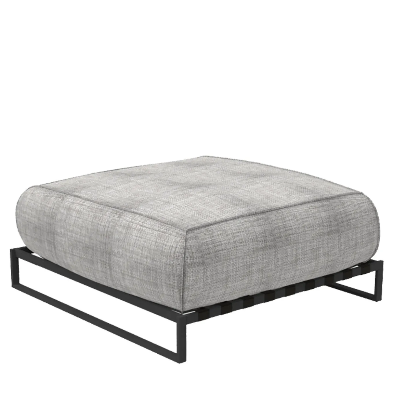 Casilda Outdoor Pouf Light Gray