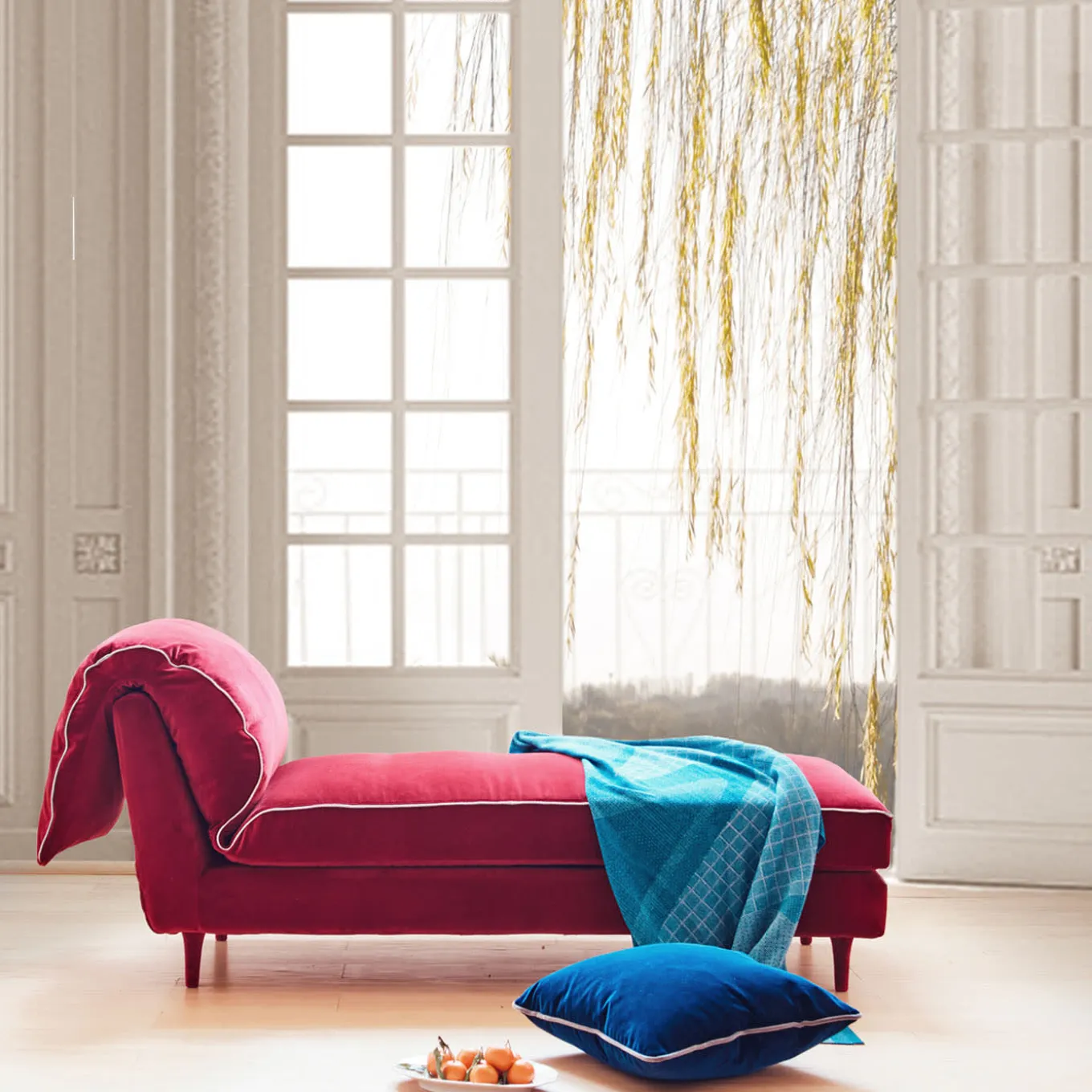 Casquet Red Passion Velvet Daybed