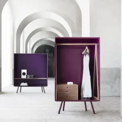 Casson Square Open Cupboard with Drawers by Daniele della Porta