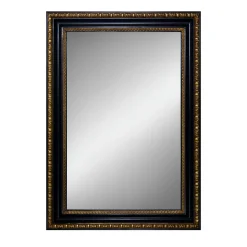 Cassonetto Impero Ebony and Gold Wall Mirror