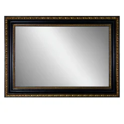 Cassonetto Impero Ebony and Gold Wall Mirror