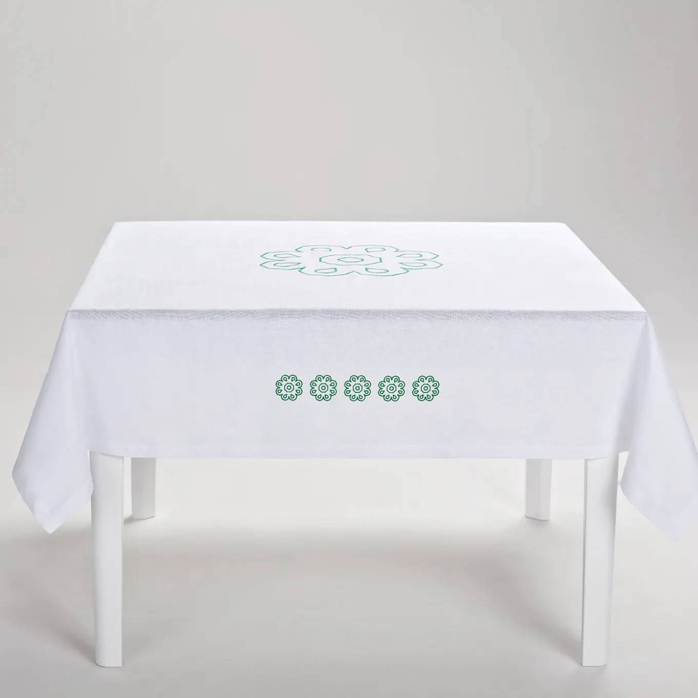 Castello Svevo Green Square Tablecloth