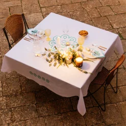 Castello Svevo Green Square Tablecloth