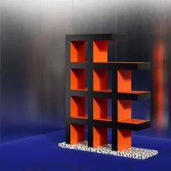 Castilian Bookcase by Aldo Cibic - Memphis Milano