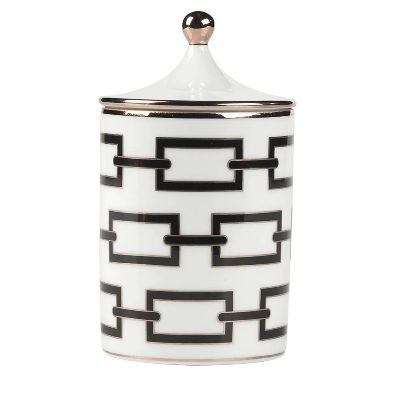 Catene Nero Candle with Lid by Gio Ponti