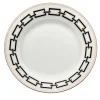 Catene Nero Set of 6 Dessert Plates by Gio Ponti