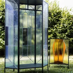 Cathedral Blue Cabinet