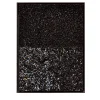 Cattedrale n112 Black Glass Decorative Panel