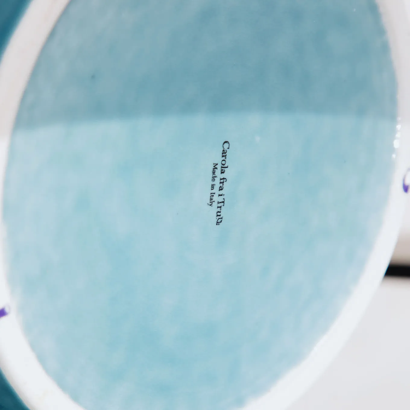 Celeste and Blue Ceramic Cachepot Vase