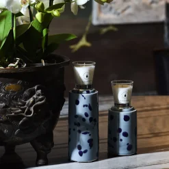 Celeste and Blue Totem with Scented Candle Fragrance Agrumeto