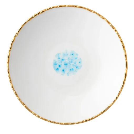 Celestial Set of 2 Soup Plates with Crackled Rim
