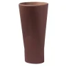 Chamelea Tall Dark Brown Vase