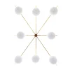 Champagne 8-Light Chandelier by Valentina Fontana