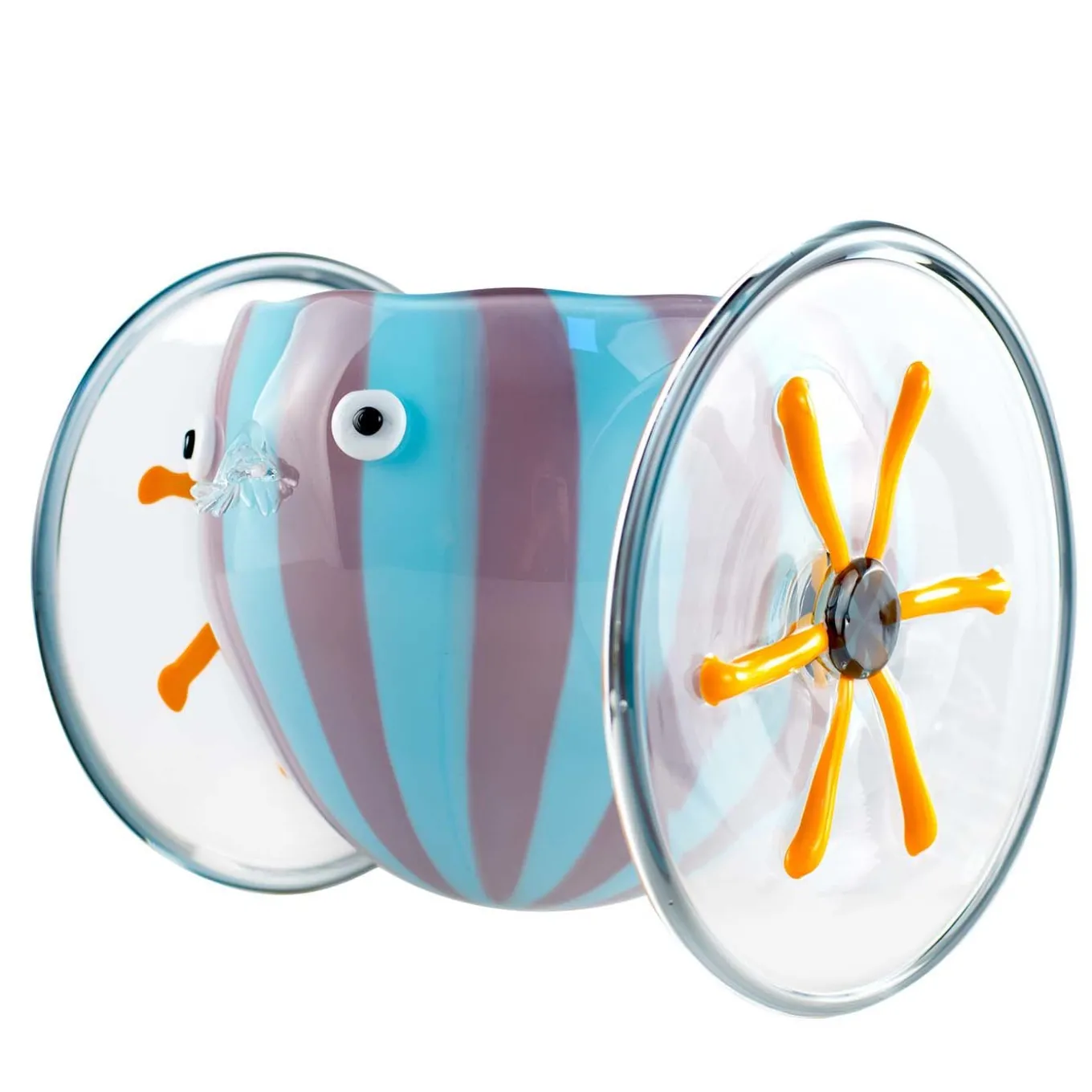 Chariot Venetian Glass Sculpture by Eliana Gerotto