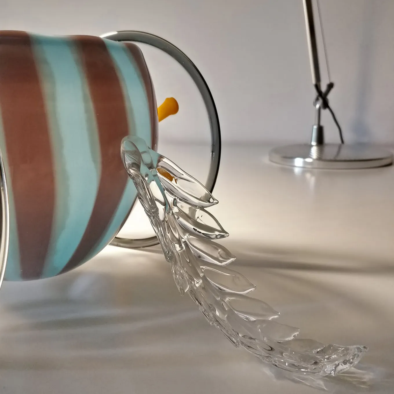 Chariot Venetian Glass Sculpture by Eliana Gerotto