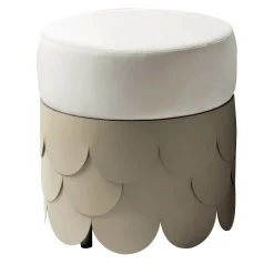 Charleston Leather Pouf