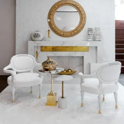 Charlie White Lounge Chair