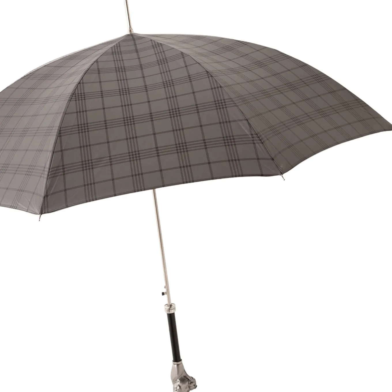 Check Bulldog With Aluminium Handle Umbrella