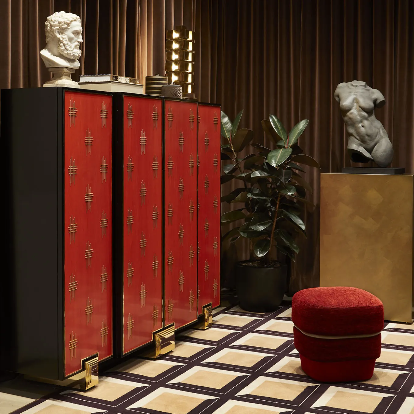 Chemise Red Pouf by Studio Li-Do