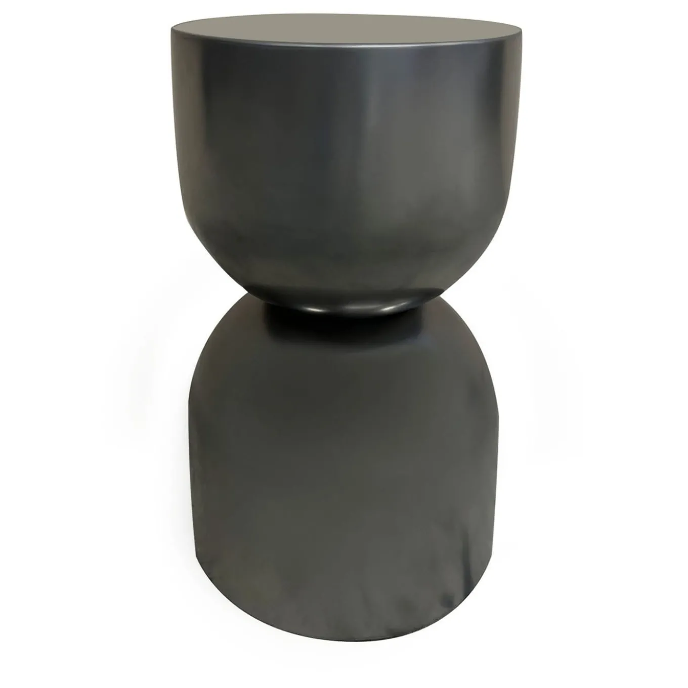 Chess Silver-Finished Wooden Stool